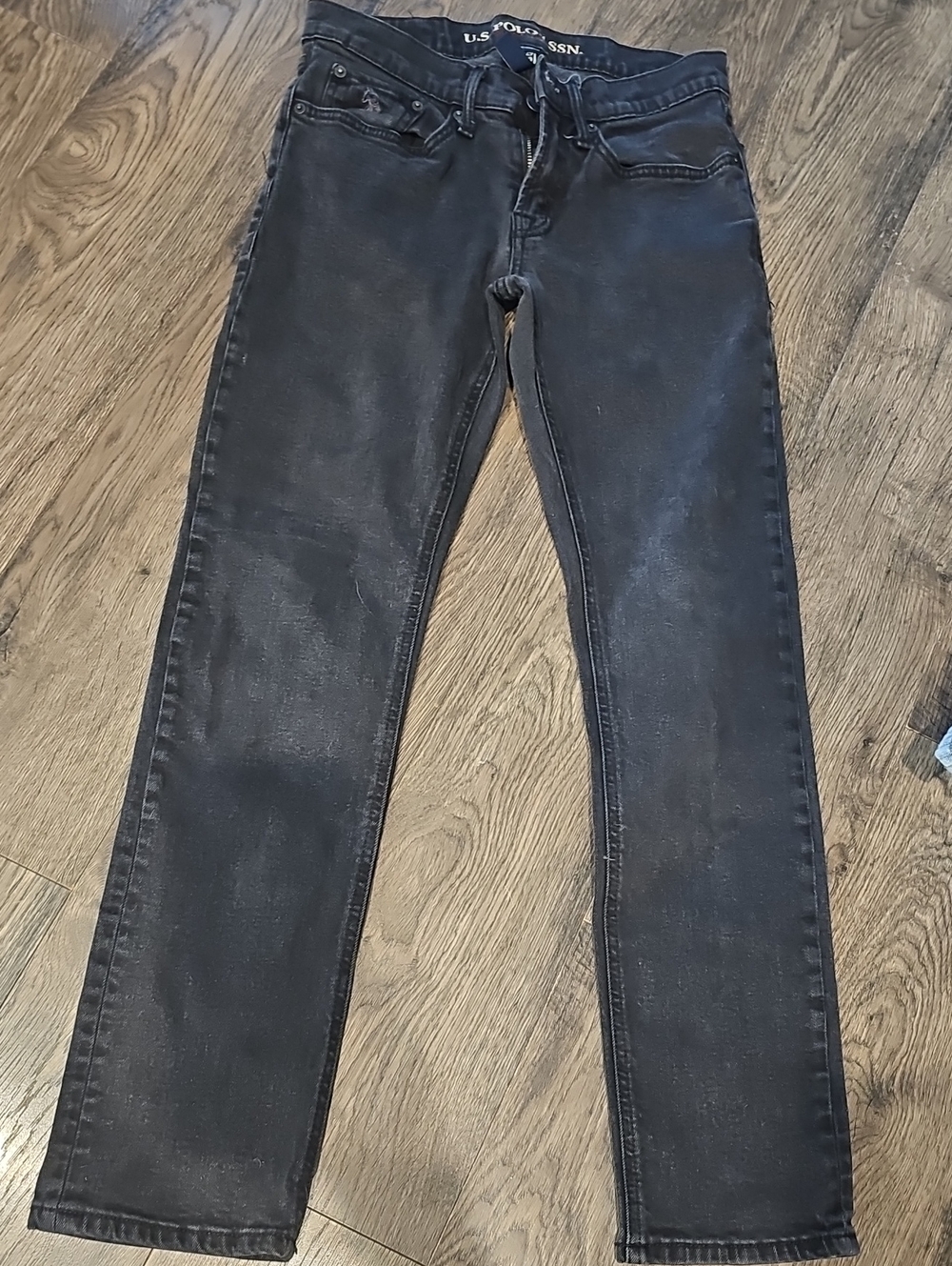 U.S. Polo Assn. Slim Jeans Black Waist 29 L30 Stretch Cotton Activate Men